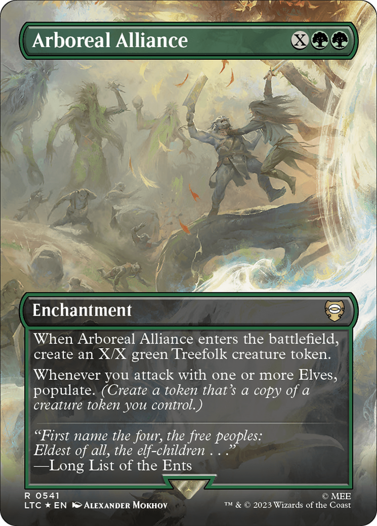 Arboreal Alliance (LTC-541) - Tales of Middle-earth Commander (Borderless) Foil