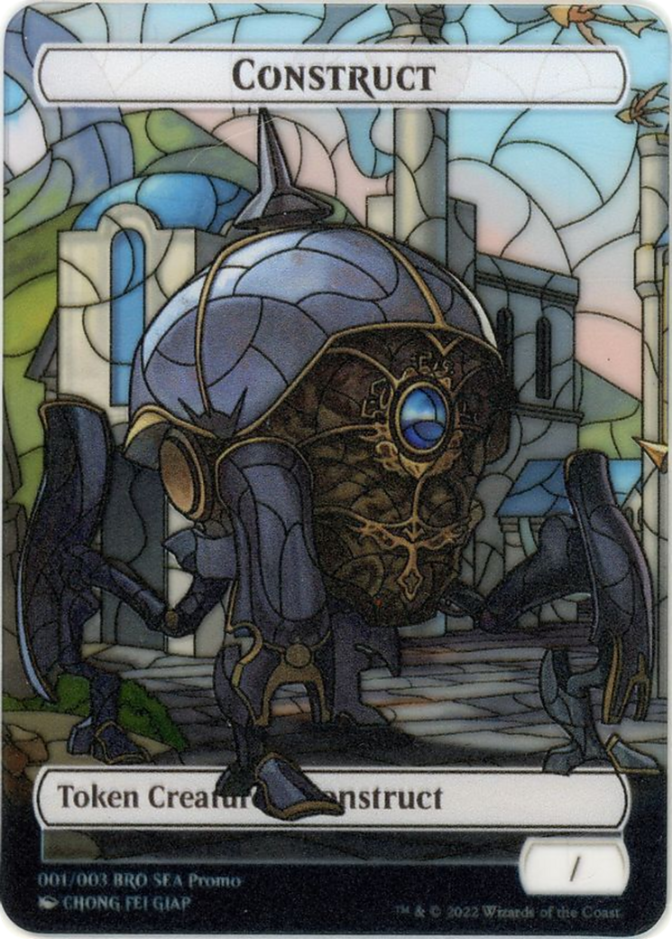 Construct (BRO-001/003) - The Brothers' War Southeast Asia Tokens: (Full Art)
