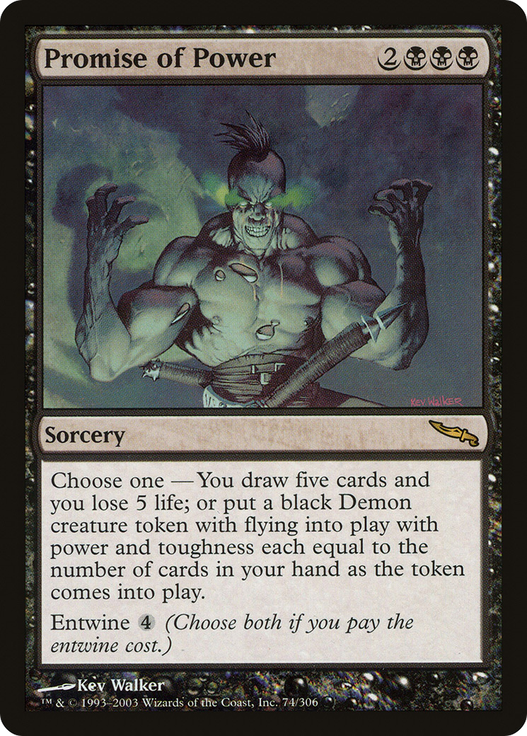 Promise of Power (MRD-074) - Mirrodin Foil