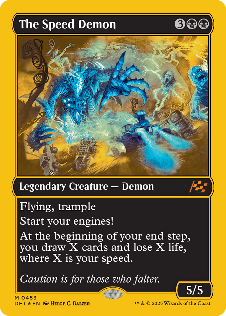 The Speed Demon (DFT-453) - Aetherdrift Foil