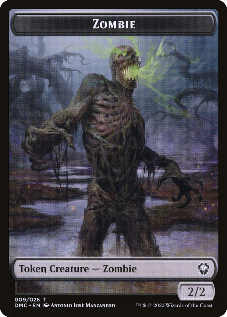 Zombie (DMC-009) - Dominaria United Tokens Foil