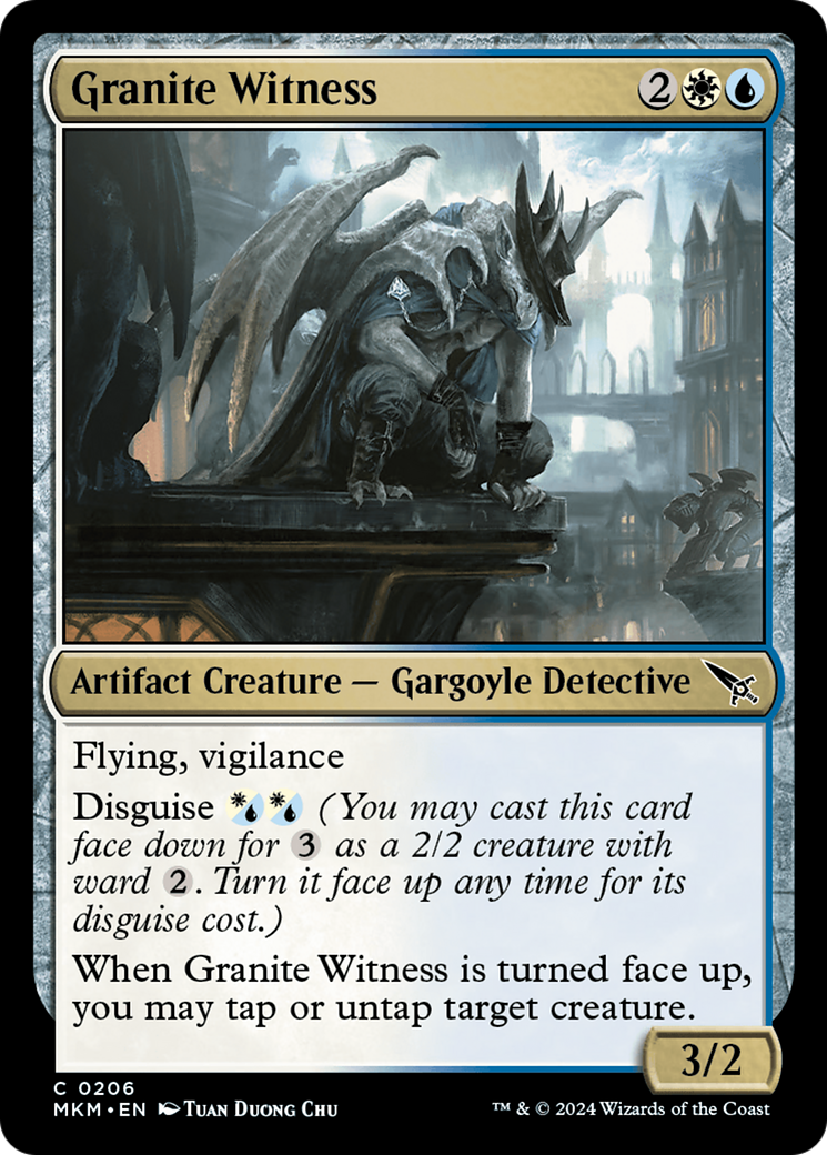 Granite Witness (MKM-206) - Murders at Karlov Manor Foil