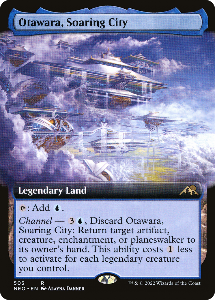 Otawara, Soaring City (NEO-503) - Kamigawa: Neon Dynasty: (Extended Art) Foil