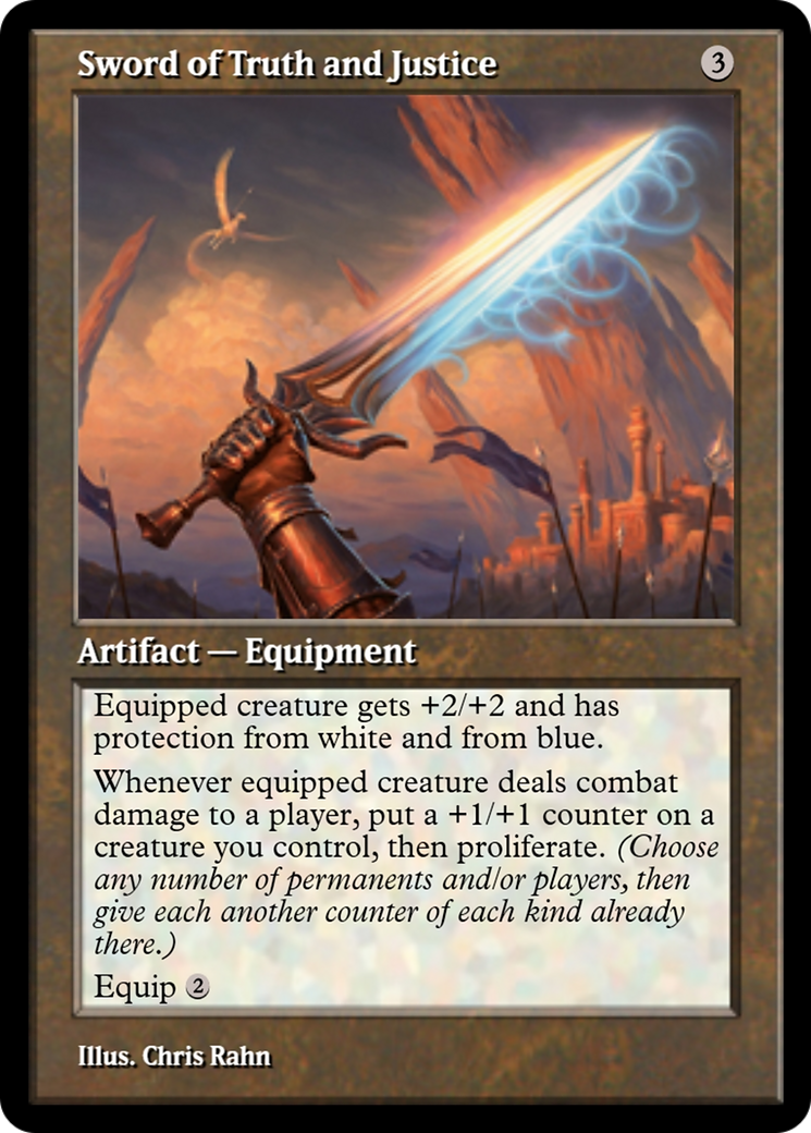 Sword of Truth and Justice (PRM-91367) - Magic Online Promos Foil