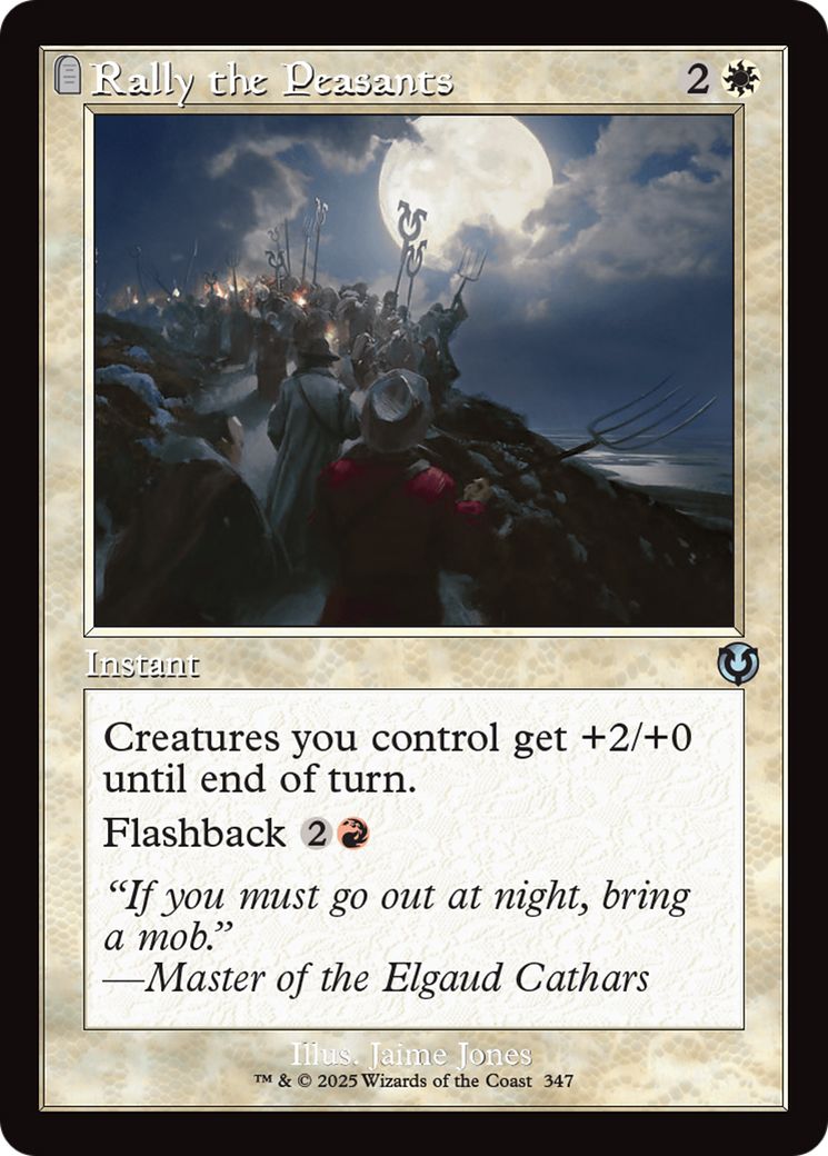 Rally the Peasants (INR-347) - Innistrad Remastered Foil