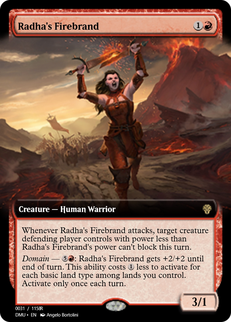 Radha's Firebrand (PRM-103442) - Magic Online Promos Foil