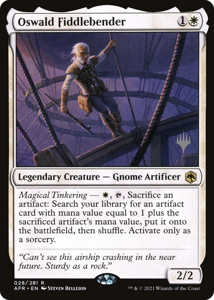 Oswald Fiddlebender (PPAFR-028) - Adventures in the Forgotten Realms Promos Foil