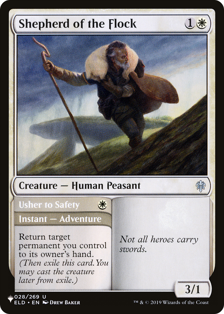 Shepherd of the Flock // Usher to Safety (LIST-028/269) - The List
