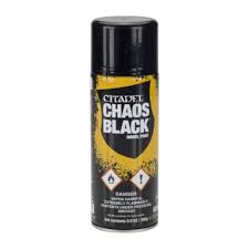 Chaos Black Spray Paint