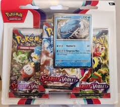Pokemon Sealed: 3-Pack Blister Scarlet & Violet
