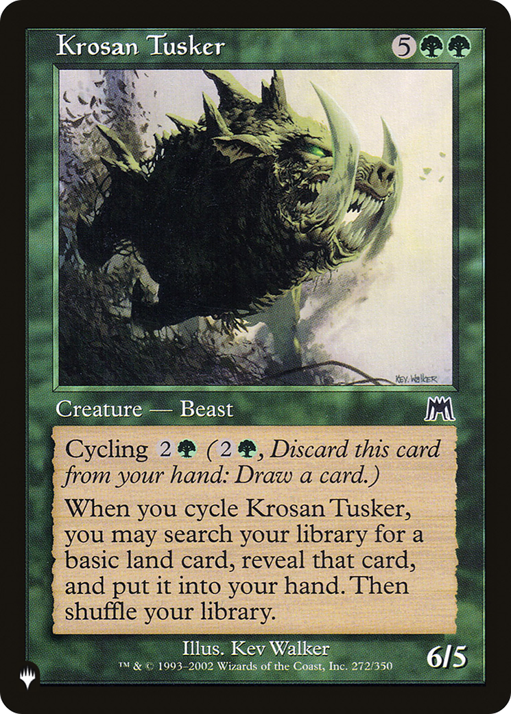 Krosan Tusker (LIST-272/350) - The List