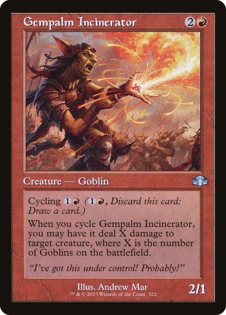 Gempalm Incinerator (DMR-322) - Dominaria Remastered Foil