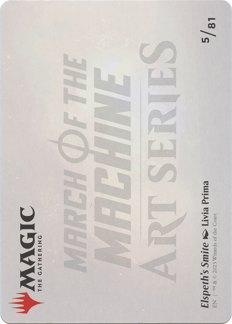 Elspeth's Smite // Elspeth's Smite (AMOM-005) - March of the Machine Art Series (Borderless)