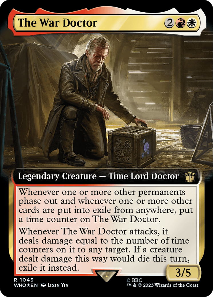 The War Doctor (WHO-1043) - Doctor Who: (Extended Art) Foil