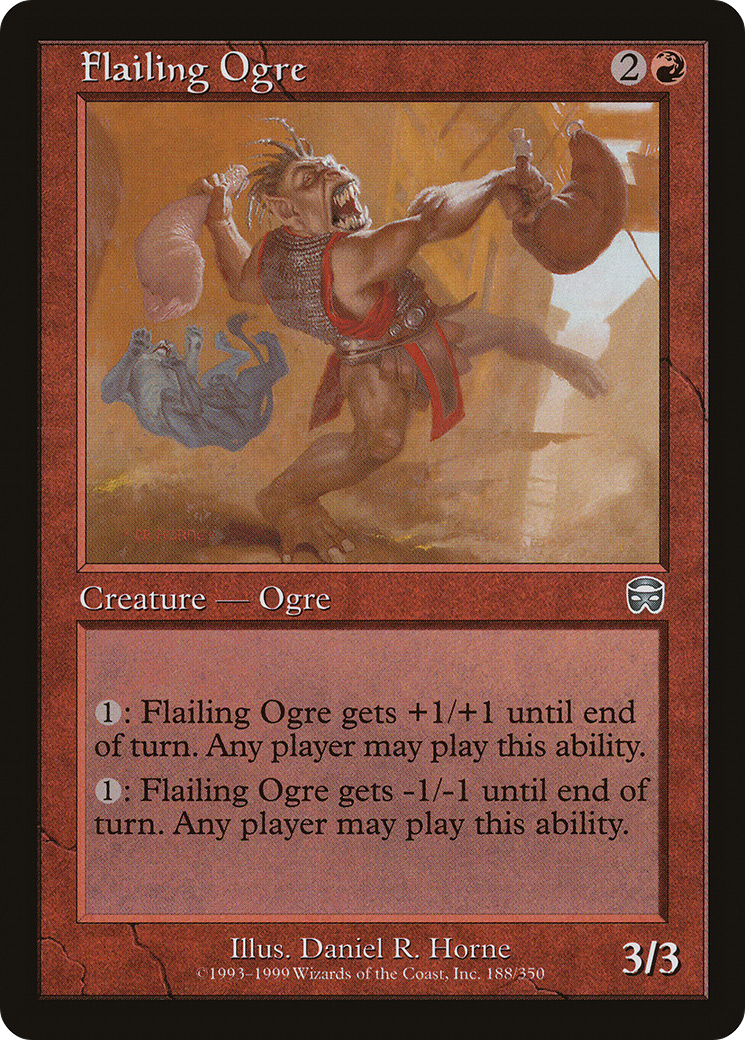 Flailing Ogre (MMQ-188) - Mercadian Masques