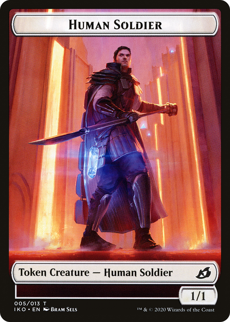Human Soldier (IKO-005) - Ikoria: Lair of Behemoths Tokens