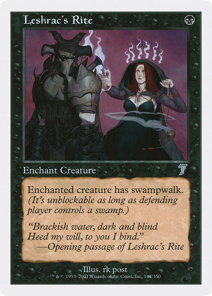 Leshrac's Rite (7ED-144) - 7th Edition Foil