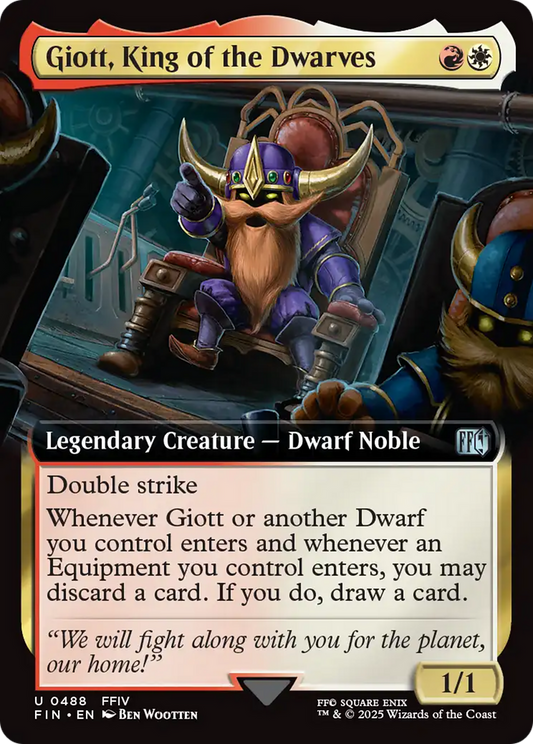 Giott, King of the Dwarves (FIN-488) - FINAL FANTASY: (Extended Art)