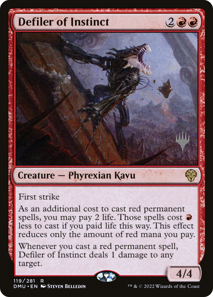 Defiler of Instinct (PPDMU-119P) - Dominaria United Promos Foil