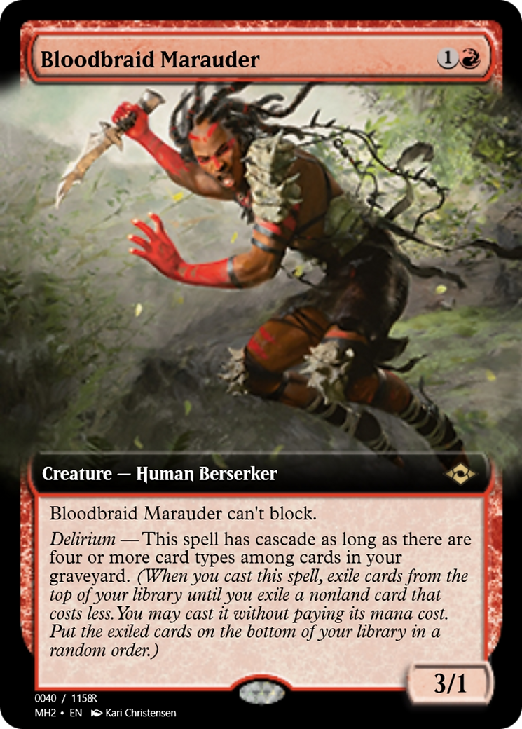 Bloodbraid Marauder (PRM-91281) - Magic Online Promos