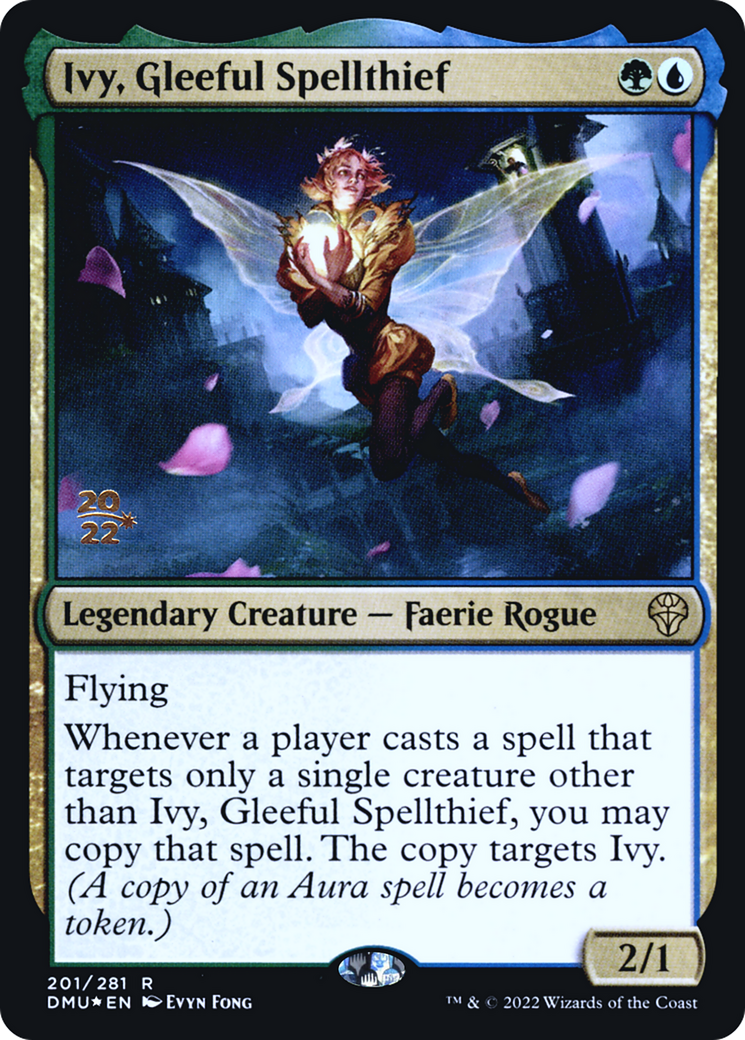 Ivy, Gleeful Spellthief (PRE-201S) - Dominaria United Promos Foil