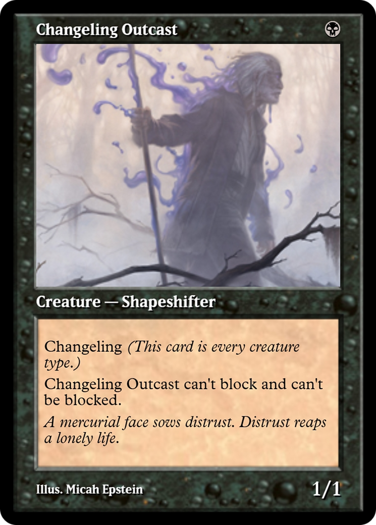 Changeling Outcast (PRM-91267) - Magic Online Promos Foil