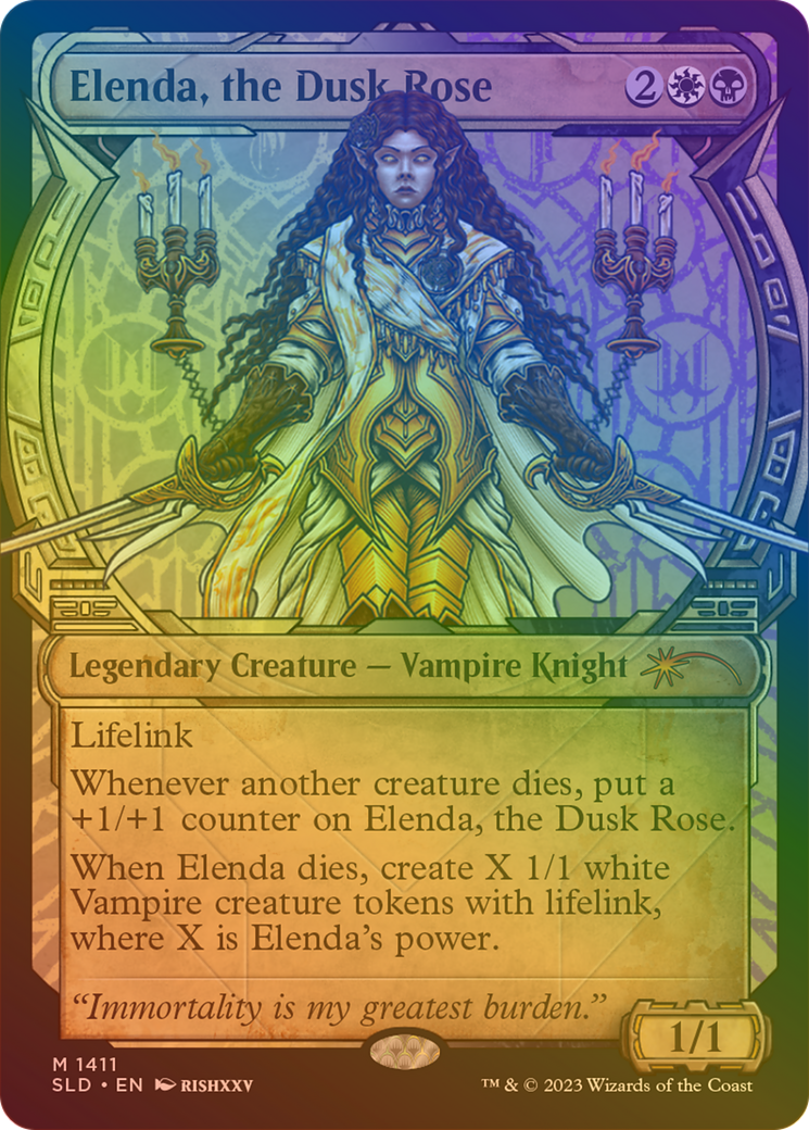 Elenda, the Dusk Rose (SLD-1411) - Secret Lair Drop: (Showcase) Foil