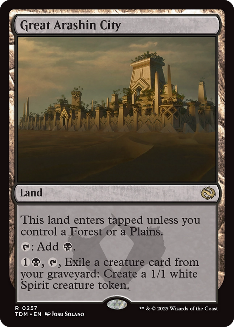 Great Arashin City (TDM-257) - Tarkir: Dragonstorm