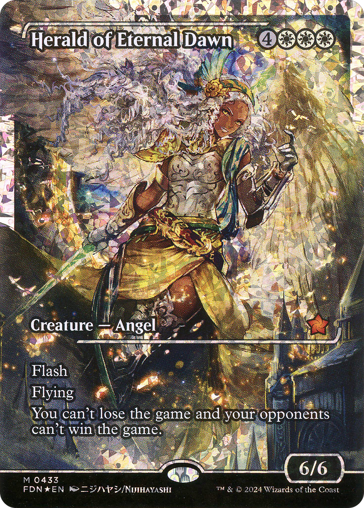 Herald of Eternal Dawn (FDN-433) - Foundations: (Showcase) Foil