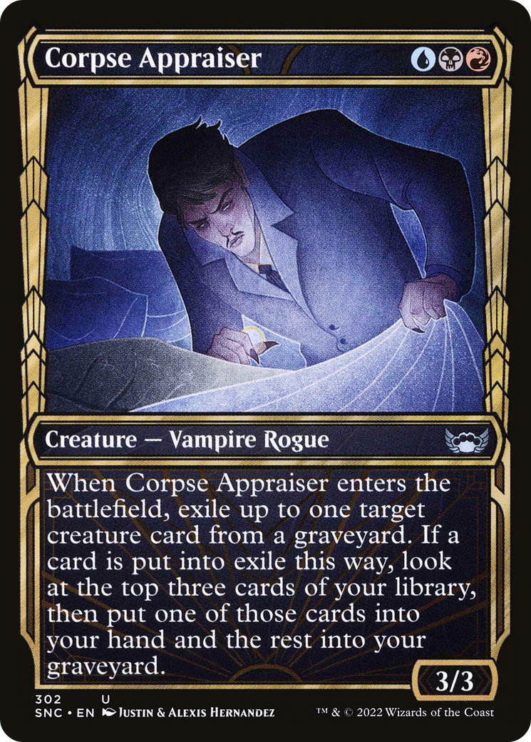 Corpse Appraiser (SNC-302) - Streets of New Capenna: (Showcase) Foil