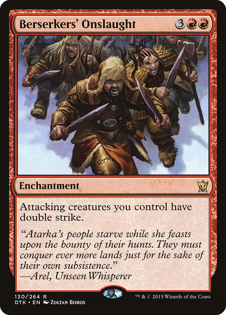Berserkers' Onslaught (DTK-130) - Dragons of Tarkir