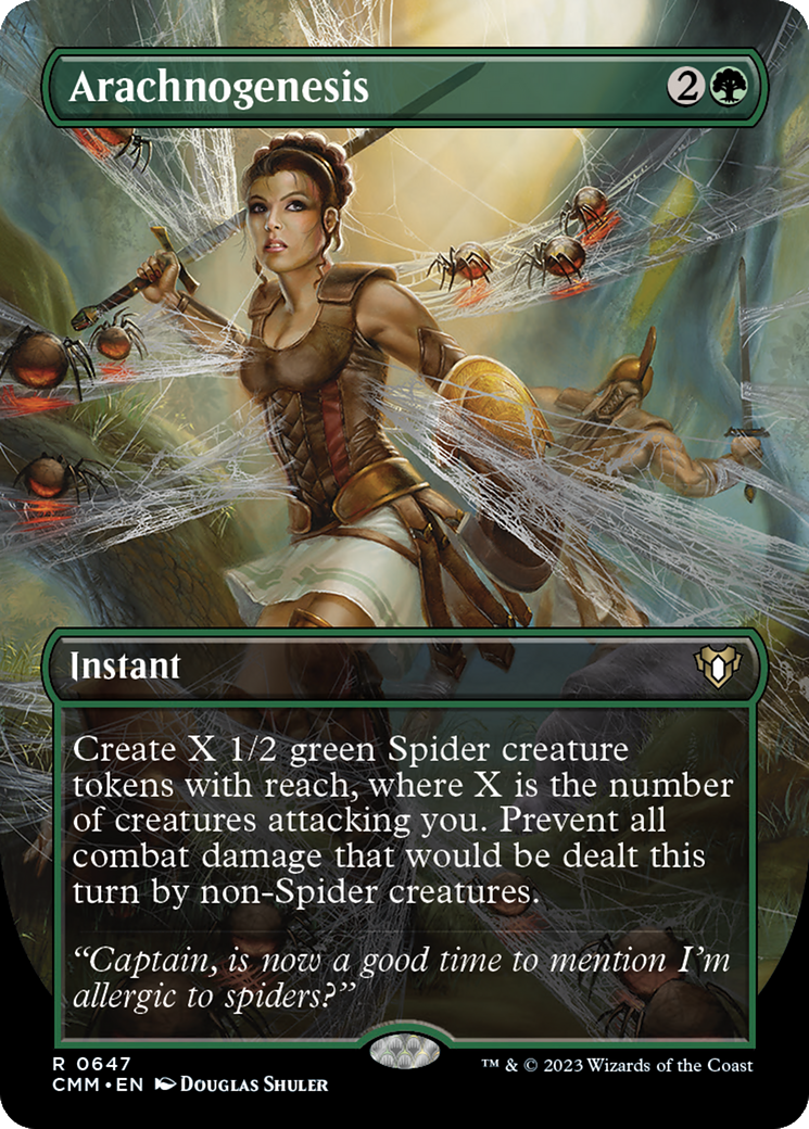 Arachnogenesis (CMM-647) - Commander Masters (Borderless) Foil
