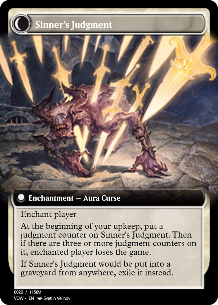Faithbound Judge // Sinner's Judgment (PRM-95279) - Magic Online Promos