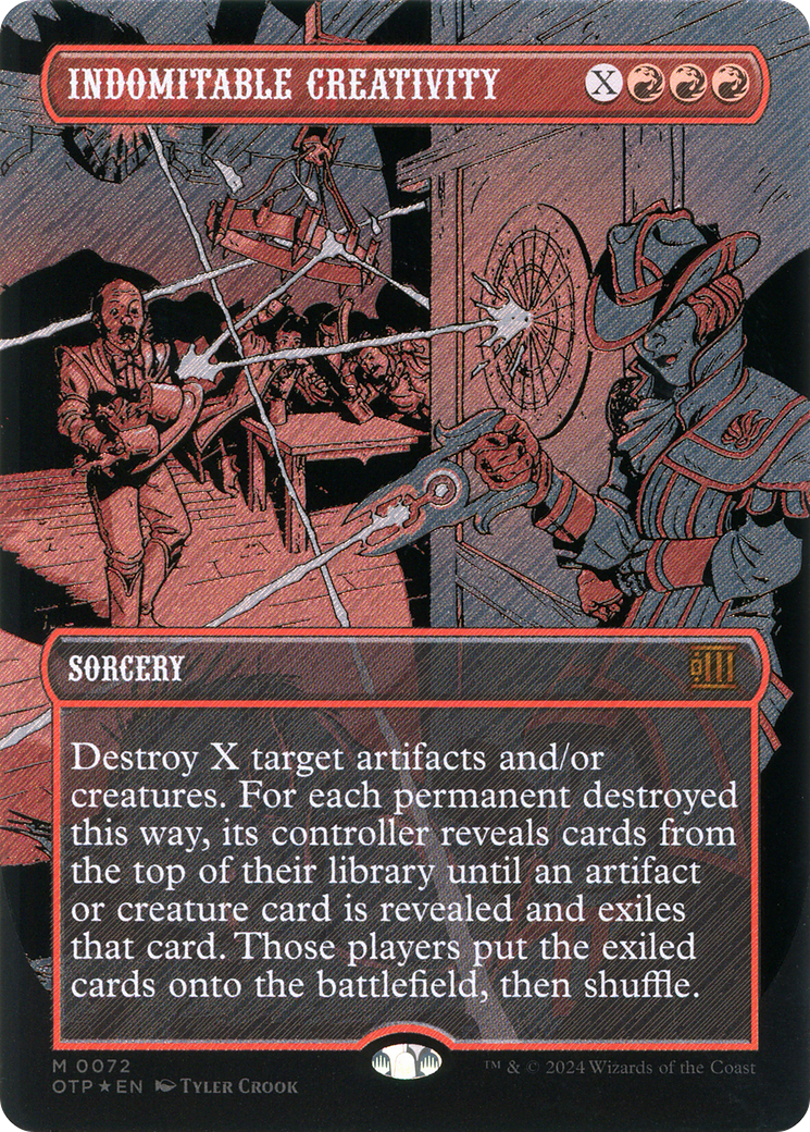 Indomitable Creativity (OTP-072) - Breaking News (Borderless) Foil