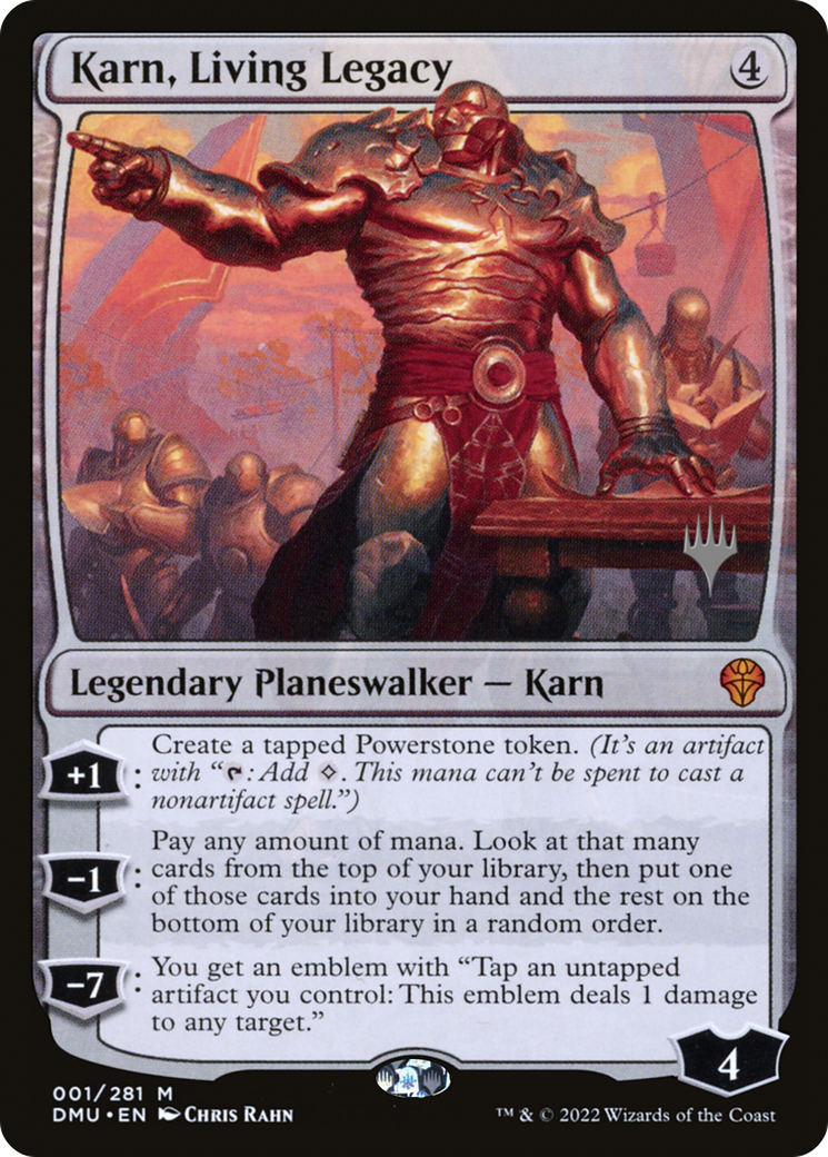 Karn, Living Legacy (PPDMU-01P) - Dominaria United Promos