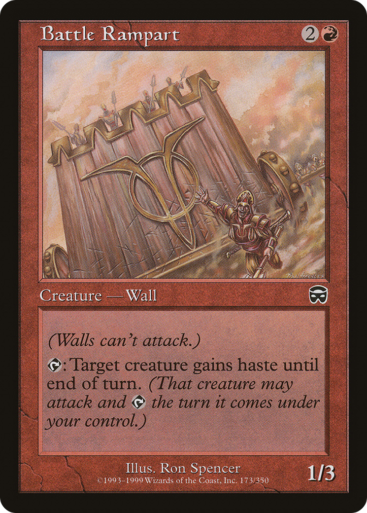 Battle Rampart (MMQ-173) - Mercadian Masques