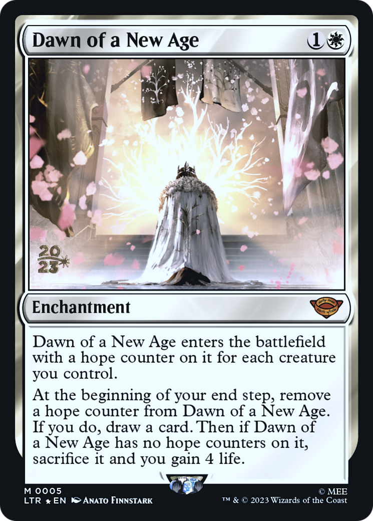 Dawn of a New Age (PRE-005) - Tales of Middle-earth Promos Foil