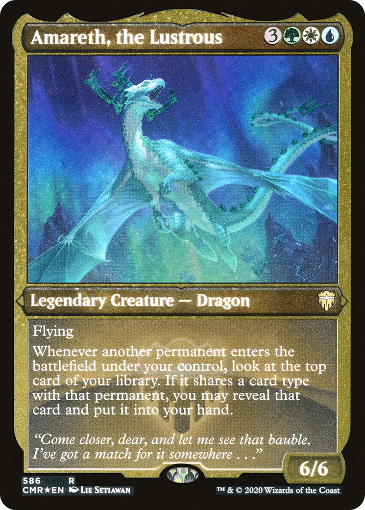 Amareth, the Lustrous (CMR-586) - Commander Legends Foil
