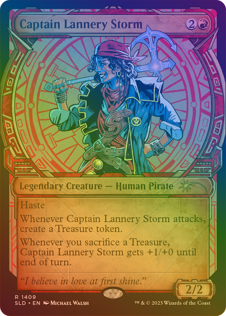 Captain Lannery Storm (SLD-1409) - Secret Lair Drop: (Showcase) Foil