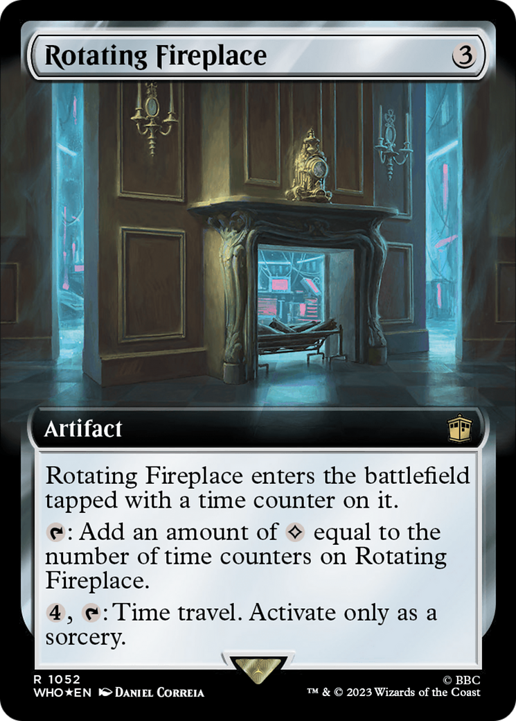 Rotating Fireplace (WHO-1052) - Doctor Who: (Extended Art) Foil