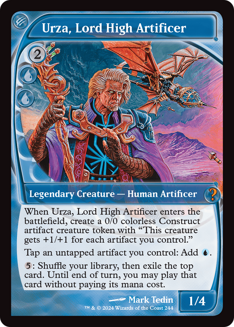 Urza, Lord High Artificer (MB2-244) - Mystery Booster 2 Foil