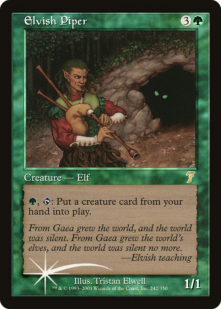 Elvish Piper (7ED-242) - 7th Edition