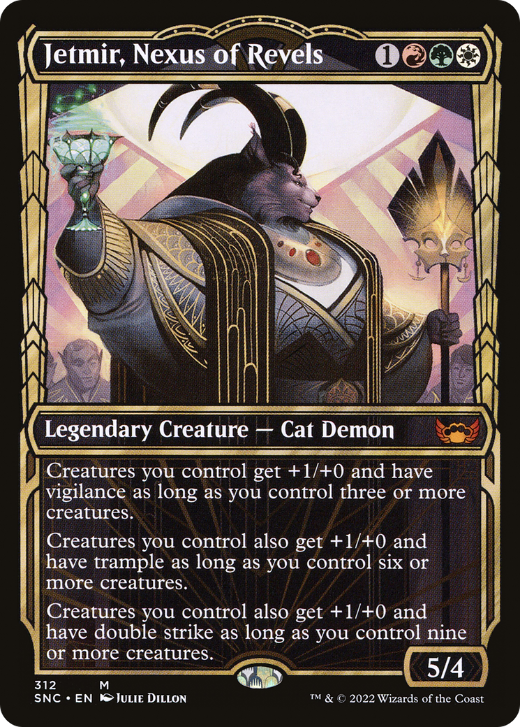 Jetmir, Nexus of Revels (SNC-312) - Streets of New Capenna: (Showcase) Foil