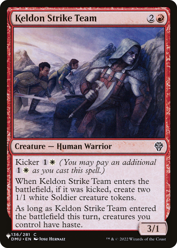 Keldon Strike Team (LIST-136/281) - The List