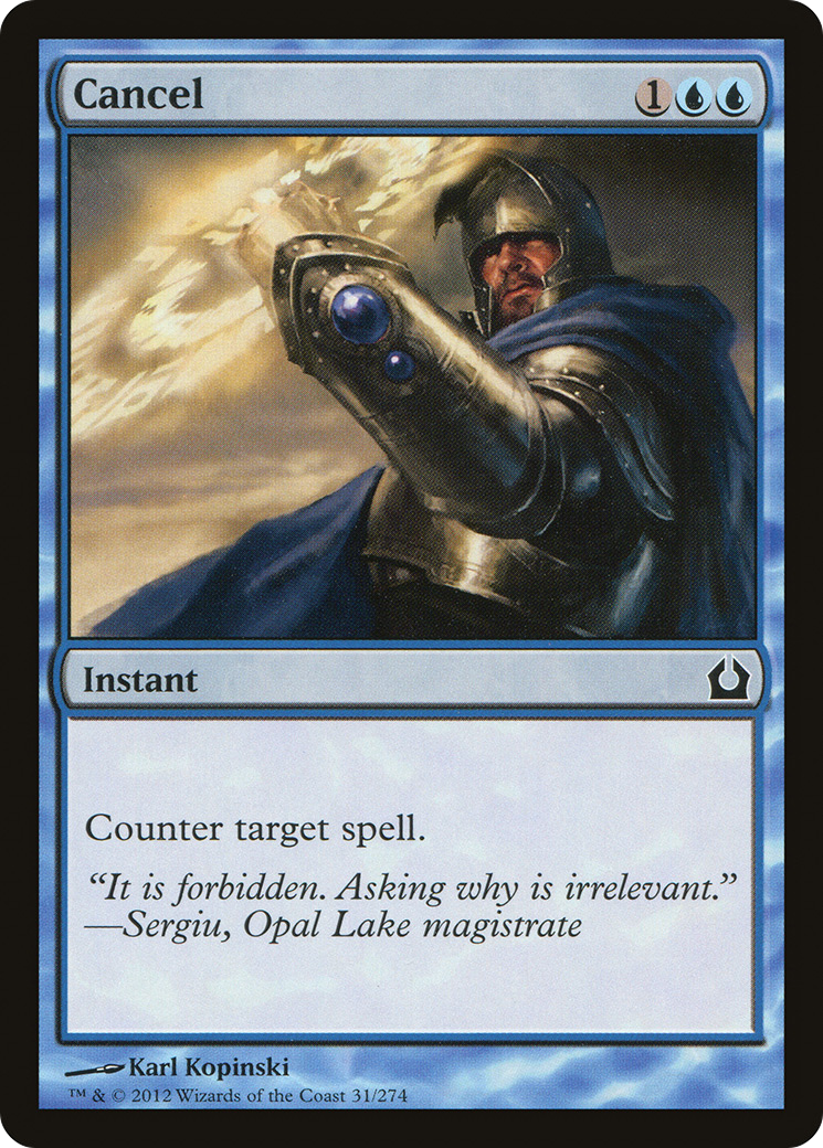 Cancel (RTR-031) - Return to Ravnica