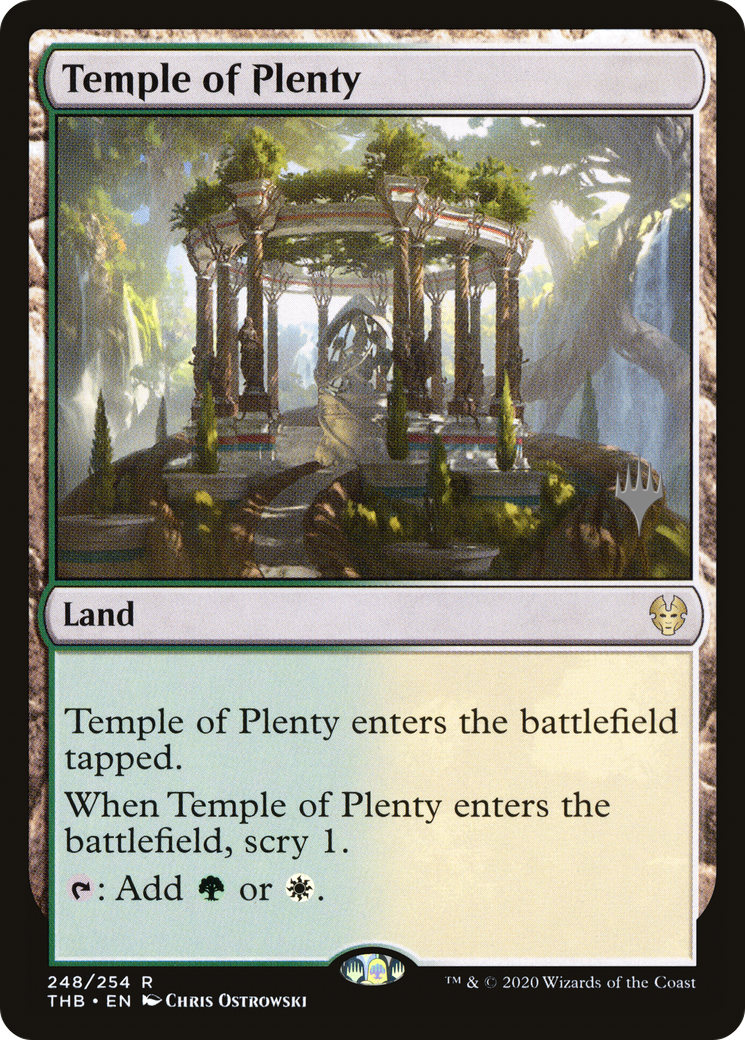 Temple of Plenty (PPTHB-248P) - Theros Beyond Death Promos Foil