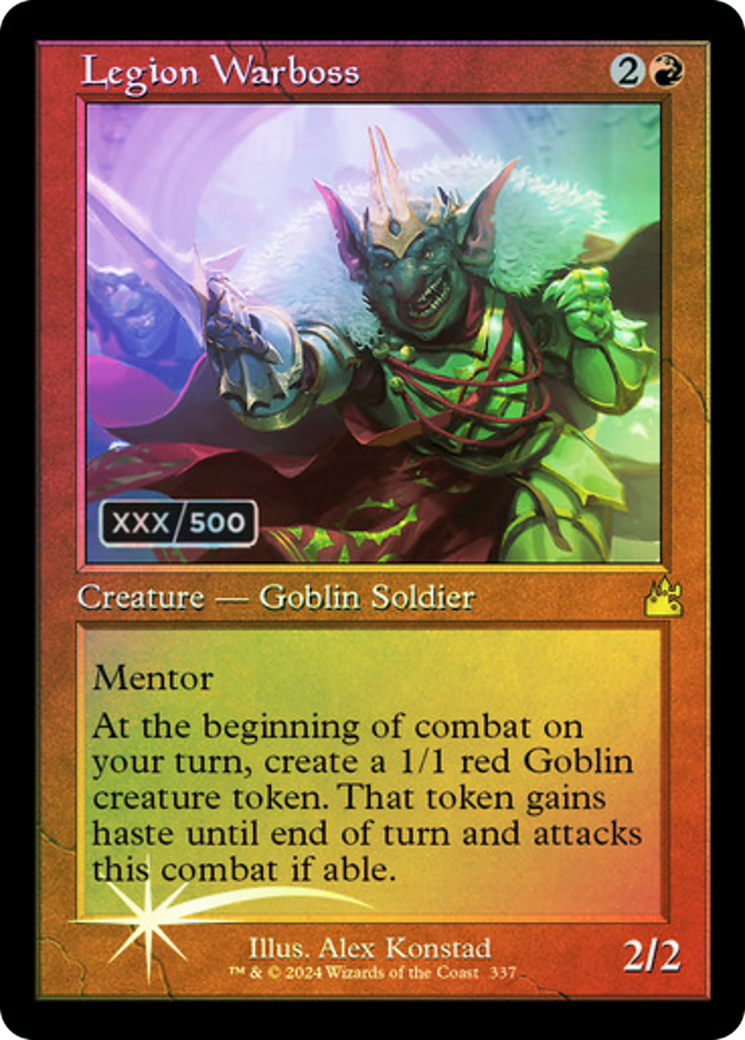 Legion Warboss (RVR-337) - Ravnica Remastered Foil