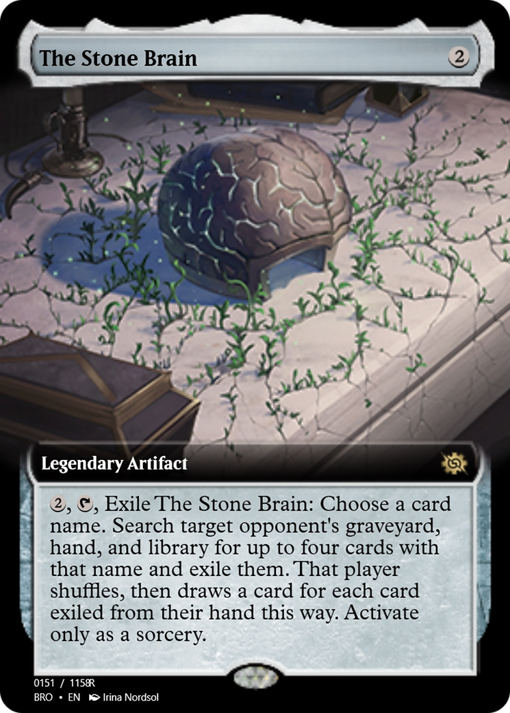 The Stone Brain (PRM-105834) - Magic Online Promos Foil