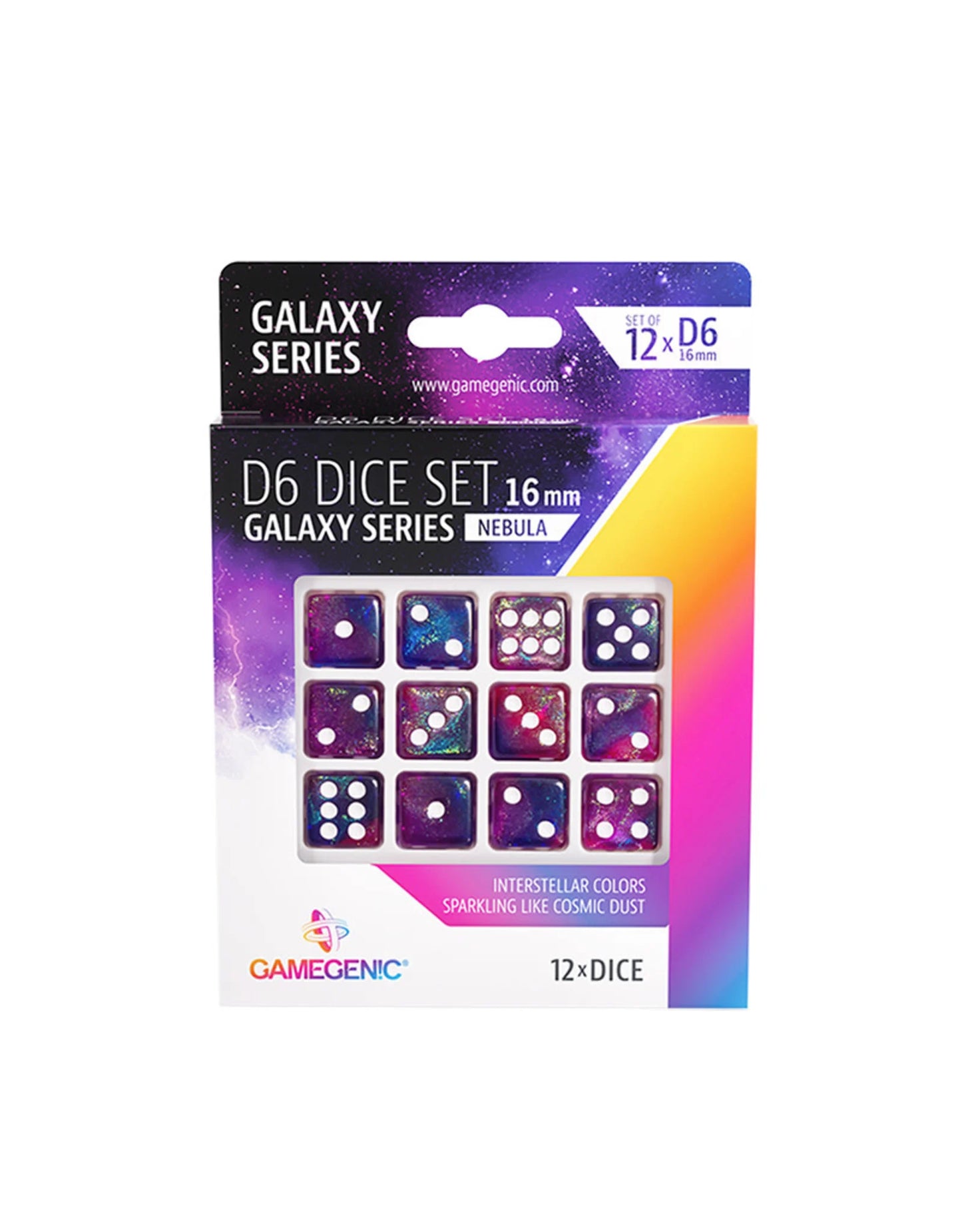 Dice GameGenic Galaxy Series: 12D6 NEBULA