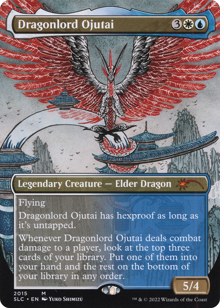 Dragonlord Ojutai (SLC-2015) - Secret Lair 30th Anniversary Countdown Kit (Borderless)